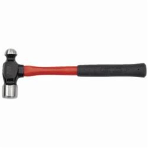 product Proto&reg; J1312PGD Ball Pein Hammer, 12-1/16 in OAL, 12 oz Forged Steel Head, Fiberglass Handle