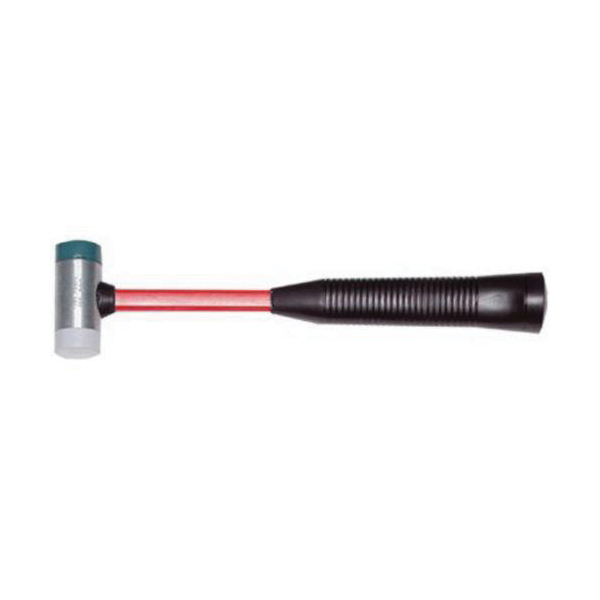 product Proto® J1360 Soft Face Hammer With Tips, 13-21/64 in OAL, 1-3/16 in, Fiberglass Handle