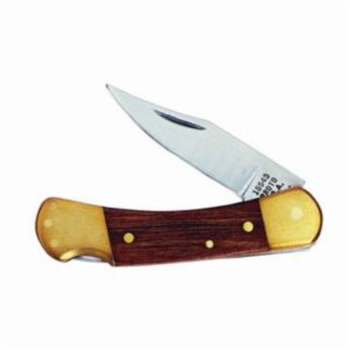 product Proto® J18535 Self-Locking Electrician's Knife With Stripping Blade, 3 in L Blade, Spear/Stripping Stainless Steel Blade, Sheepsfoot Point Straight Edge