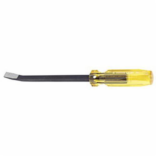 Stanley® Wonder Bar® 55-515 Pry Bar, Beveled/Nail Slotted Tip, 12-3/8 in OAL, Forged High Carbon Steel