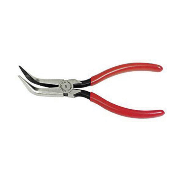 product Proto&reg; J229-01G Needle Nose Plier With Side Cutter and Wire Stripper, Diamond Serrated Steel Jaw, 1-11/16 in L x 1/2 in W Jaw, 5-9/16 in OAL, 9/32 in W Tip