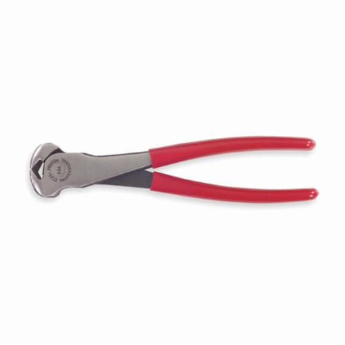 Knipex® 99 01 220 Heavy Duty Concreter's Nipper, 1.6 in Hard Wire Cutting, 8-3/4 in OAL, Plastic Coated Handle