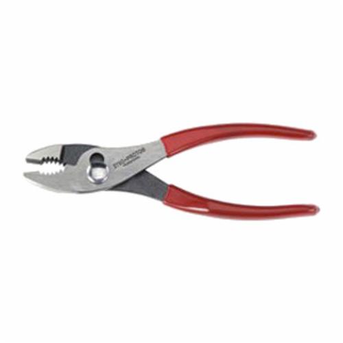 product Proto&reg; J276 Combination Slip Joint Plier, 1-3/4 in L x 1-3/16 in W x 3/8 in THK, Serrated, Forged Alloy Steel, 6-1/2 in L, ASME B107.23