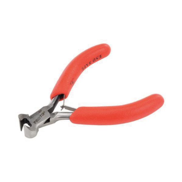 product Proto® J272G General Cut Non-Insulated Standard Style End Cutter Plier, 5/16 in, 8-3/4 in OAL, Plastisol Handle