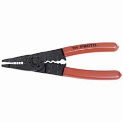 product Proto® J297 Manual Wire Stripper Plier, 20 to 10 AWG Solid/Stranded Cable, 6-1/16 in OAL
