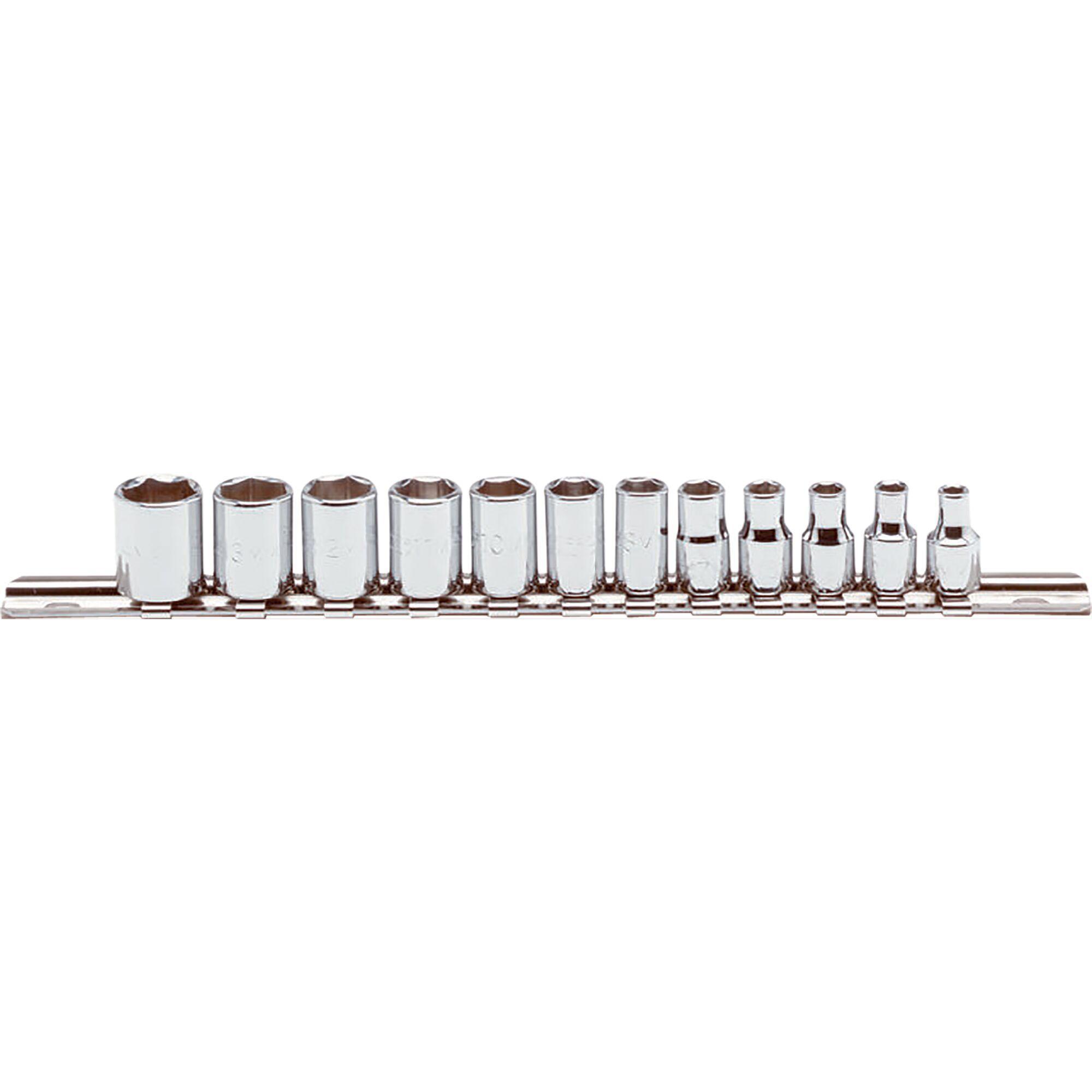 Williams&reg; JHWMSBD19HRC SUPERTORQUE&reg; Socket Set, 19 Pieces, Polished Chrome