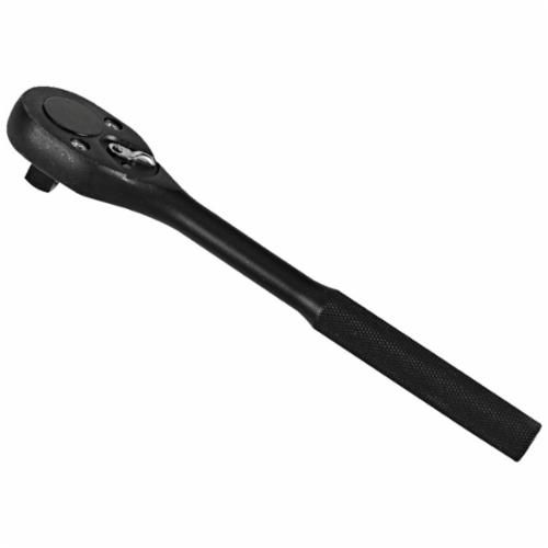 product Proto® J4749HS Non-Insulated Hand Ratchet, 1/4 in Drive, Pear Head, 5 in OAL, Steel, Polished Chrome/Nickel Plated, ASME B107.10M, Federal GGG-W-641E