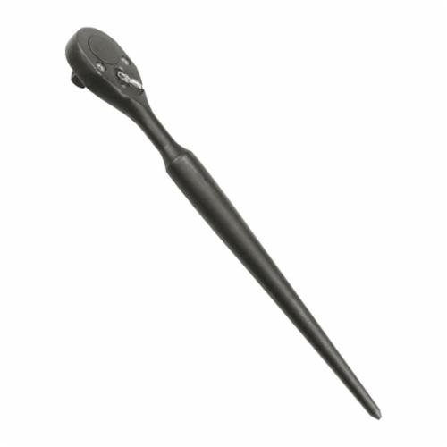 product Proto® J4749XLHS Non-Insulated Hand Ratchet, 1/4 in Drive, Premium Pear Head, 5-45/64 in OAL, Steel, Polished Chrome/Nickel Plated, ASME B107.500