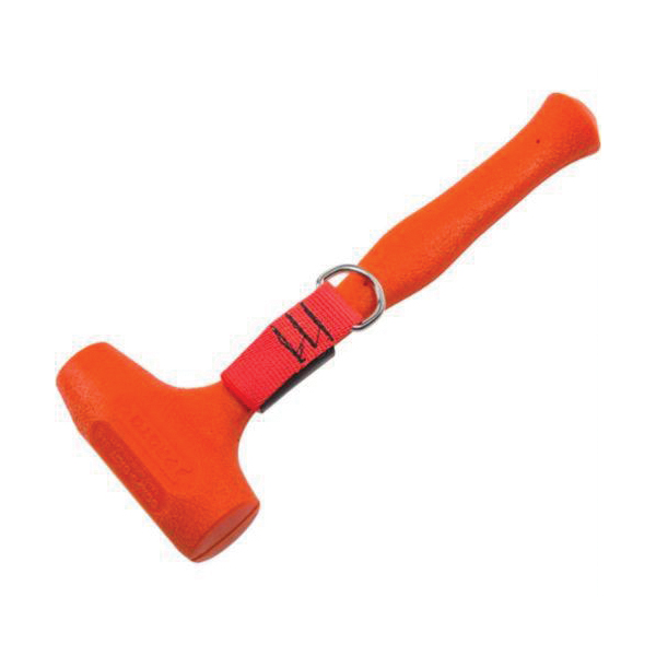 product Stanley® Compo-Cast® 57-530 Standard Head Soft Face Hammer, 10-1/8 in OAL, 1-13/64 in Soft Face, 10 oz, Steel Handle