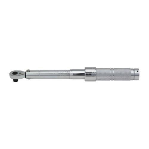 product Proto® J6012C-TT Tether Ready Micrometer Torque Wrench With Heat Shrink Loop, 3/8 in Drive, 20 to 100 ft-lb, Ratcheting Head, 0.5 ft-lb Graduation, 17 in OAL, ASME B107.14M