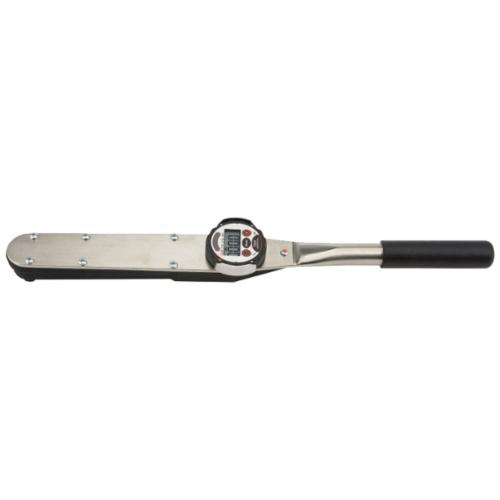 product Proto® JH5-100FR Ratcheting Electronic Torque Wrench, 3/8 in Drive, 10 to 100 ft-lb, Fixed Head, 1 in-lb Graduation, 19 in OAL, ASME B107.28
