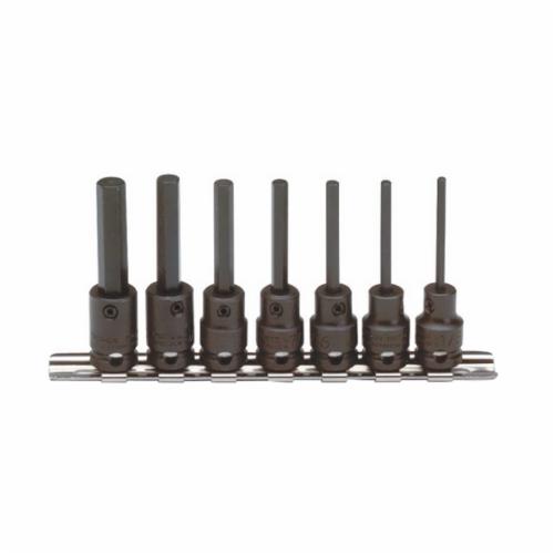 Williams&reg; JHW30906 Socket Driver Bit Set, 1/4 in Drive, 6 Pieces, Polished Chrome