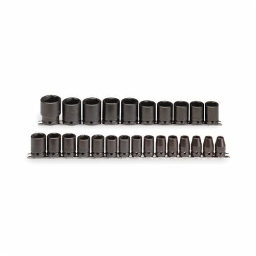product Proto® TorquePlus™ J47102 Socket Set, ASME B107.1, 6 Points, 1/4 in Drive, 10 Pieces, Included Socket Size: 3/16 to 9/16 in
