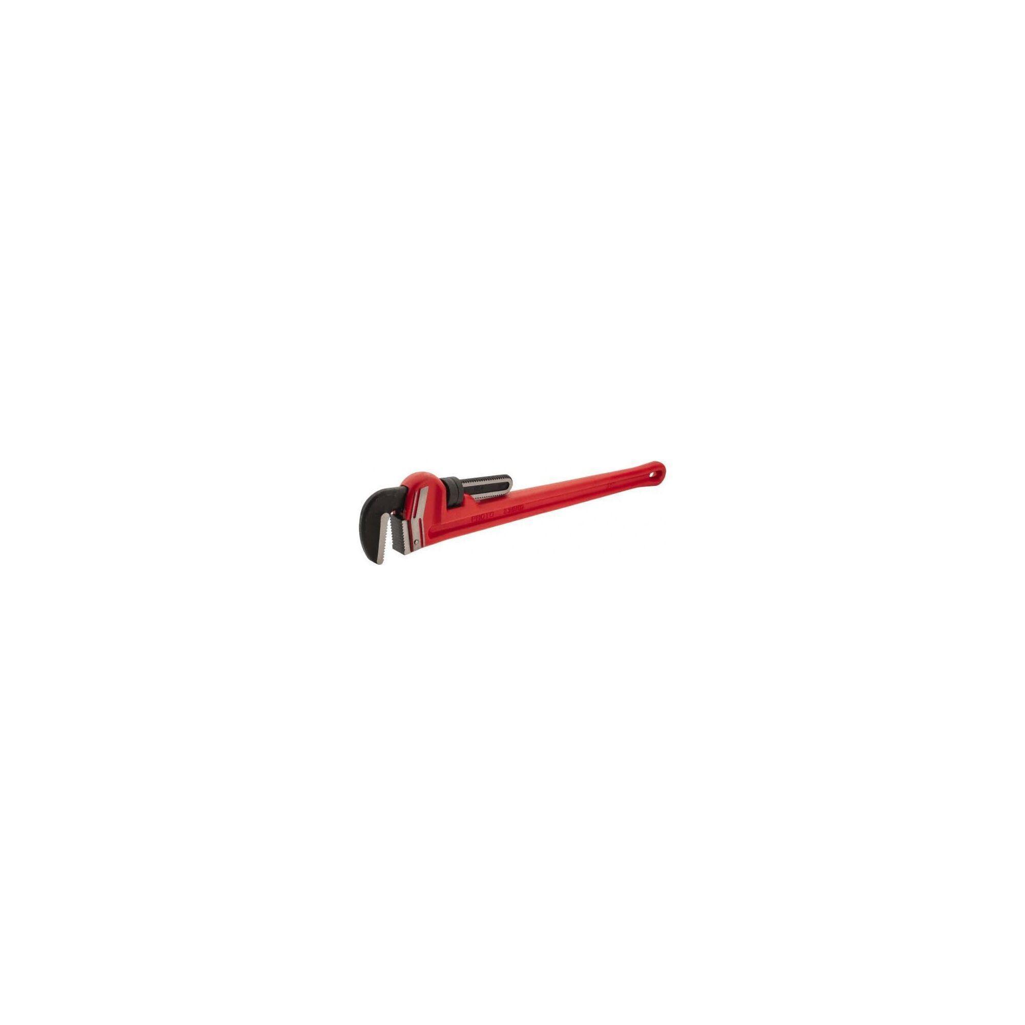 product RIDGID® 31015 Heavy Duty Straight Pipe Wrench, 2 in, Steel, Serrated Jaw