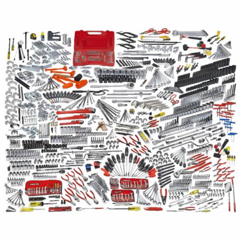 product Proto® J99421 Starter Master Tool Set With Tool Box, Box Tool Storage, 3/8 in, 1/2 in Drive, 99 Pieces