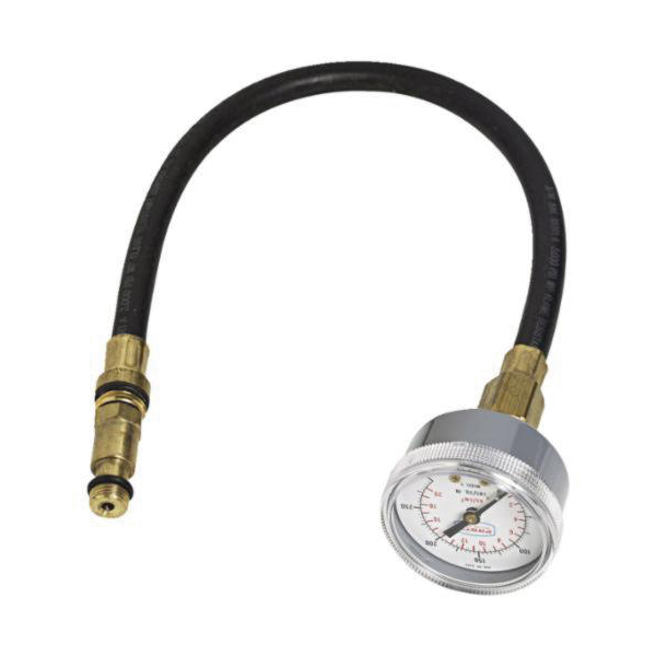 product Proto® JCTR10 Flexible Compression Test Gauge Kit, 300 psi, Dial Display, Spark Plug Thread Connector