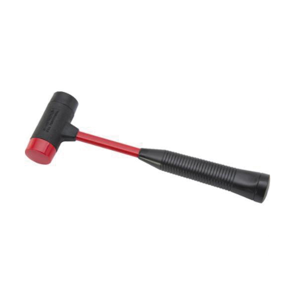 product Proto® JSF105 Soft Face Hammer, 12 in OAL, 1 in, 1 to 2.9 in Face Range, 8 oz Replaceable Face, Fiberglass Handle