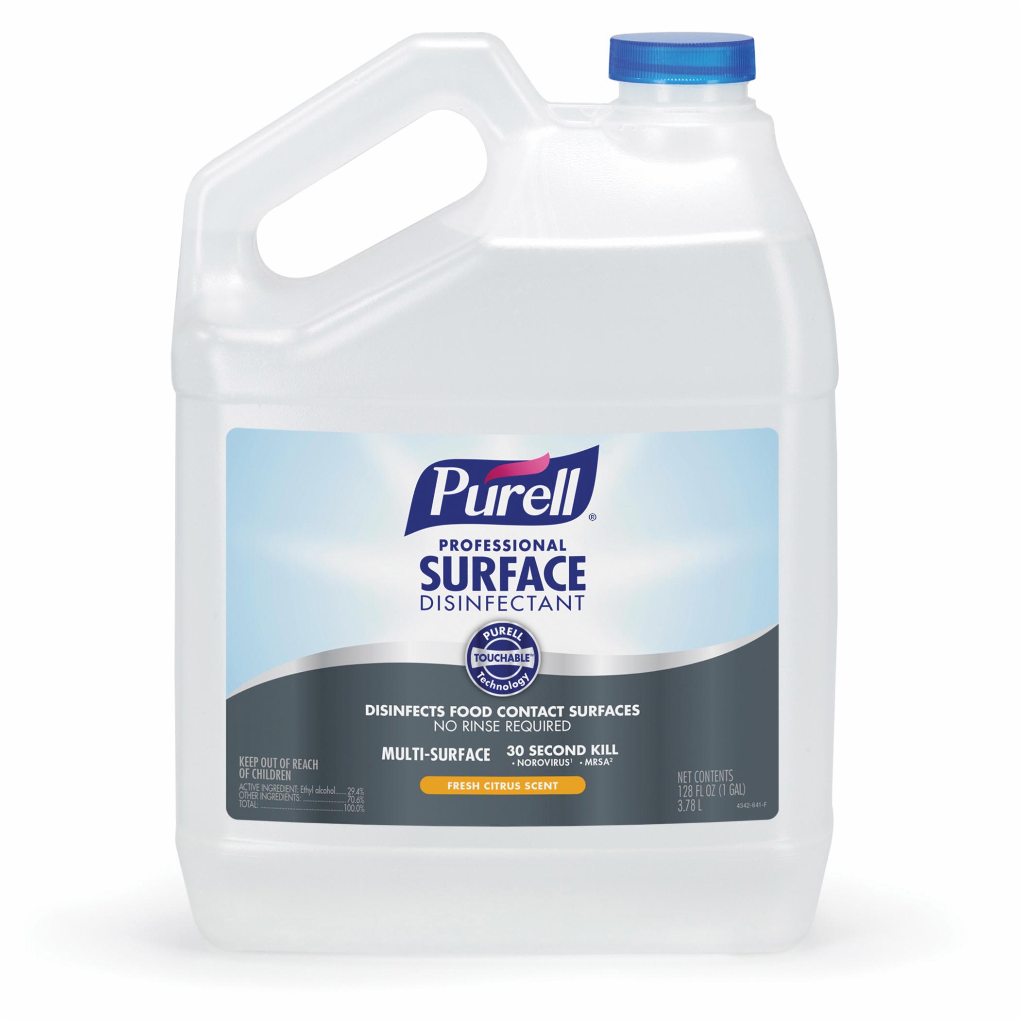 PURELL® 5047-01 Surface Sanitizer, 50 gal Drum, Liquid Form, >= 20 to <35 and >= 1 to <5, Colorless