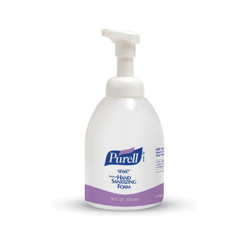 PURELL® 3023-12 Hand Sanitizer With Advanced Instant, 20 fl-oz Nominal, Bottle Package, Gel Form, Fruity/Odorless Odor/Scent, Clear/Light Blue