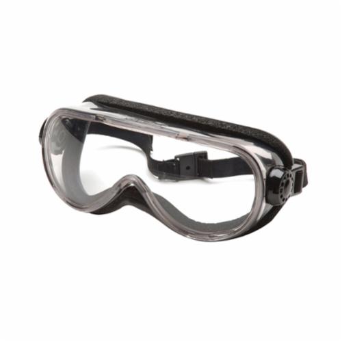 Pyramex® G304T Top Shelf Chemical Splash Goggles, H2X Anti-Fog/Scratch-Resistant Clear Lens Polycarbonate Lens, Yes UV Protection, Elastic Strap, ANSI Z87.1, CE EN166 CSA Z94.3