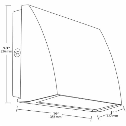 RAB SLIM57W/PC 461985