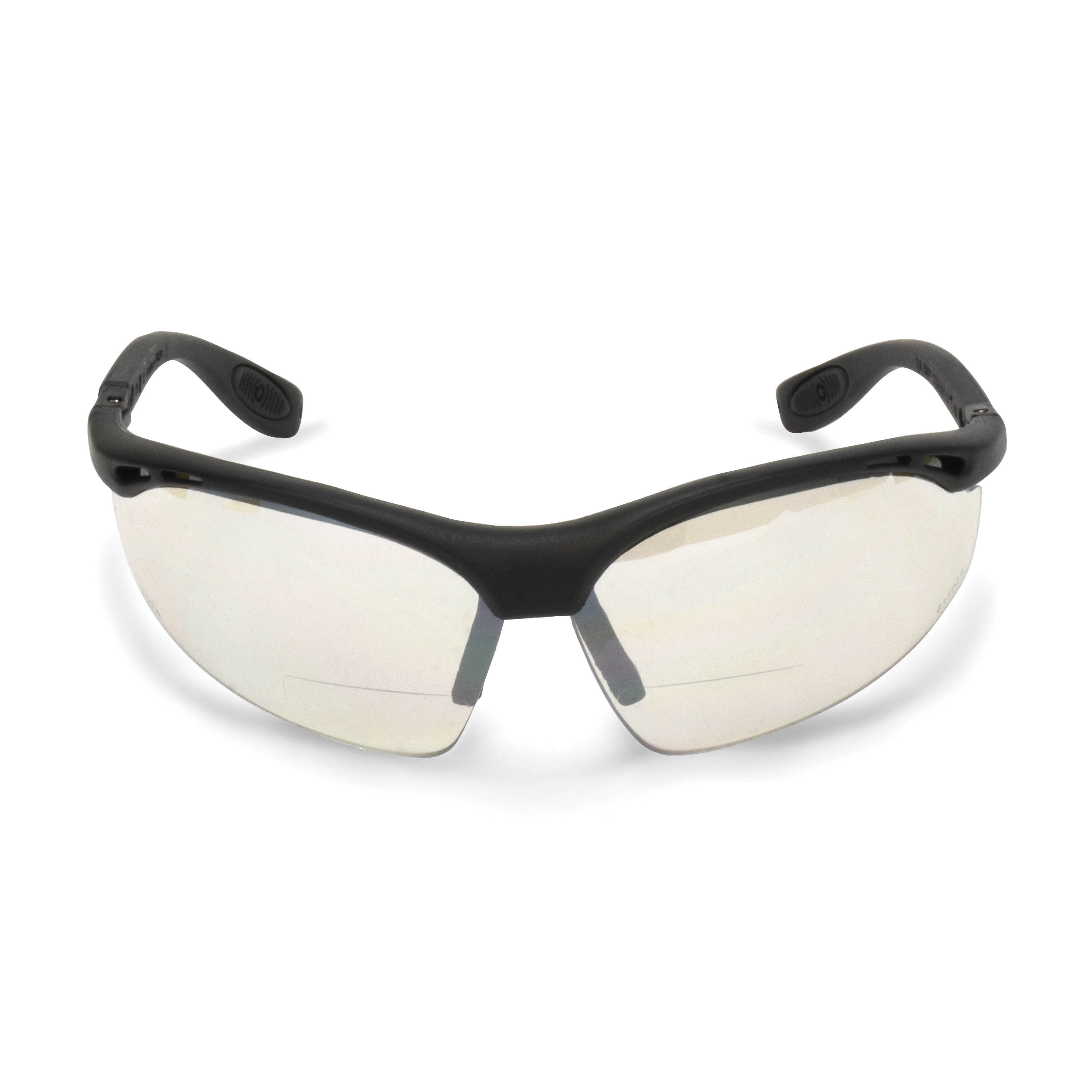 Radians&reg; CH1-920 CH1 Cheaters&trade; Bi-Focal Safety Eyewear, Hard Coated, Indoor/Outdoor Lens, Half-Frame Frame, Black, Nylon Frame, Polycarbonate Lens, ANSI Z87.1+