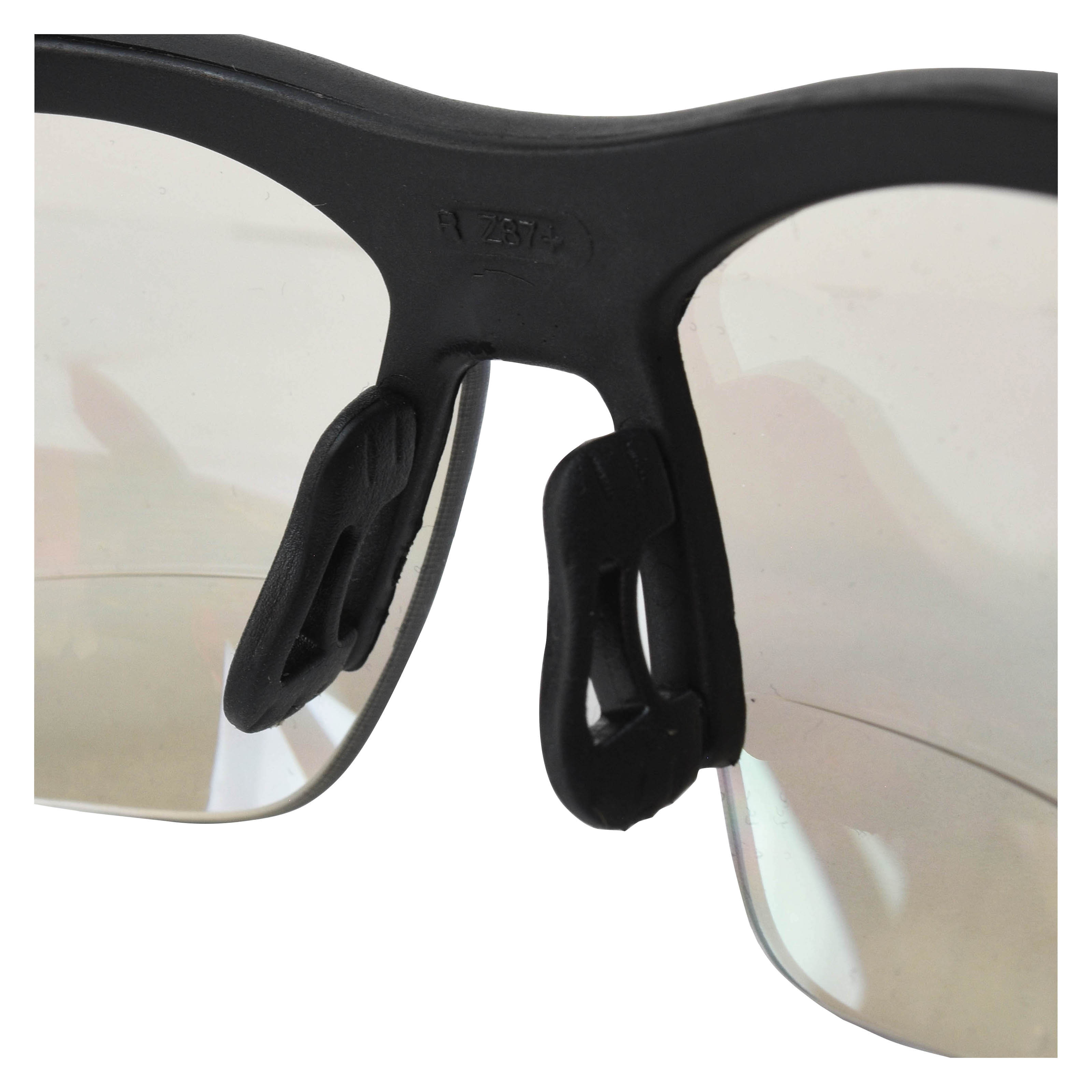 Radians&reg; CH1-920 CH1 Cheaters&trade; Bi-Focal Safety Eyewear, Hard Coated, Indoor/Outdoor Lens, Half-Frame Frame, Black, Nylon Frame, Polycarbonate Lens, ANSI Z87.1+