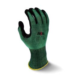 Radians&reg; RWG538M AXIS&trade; Cut Resistant Gloves, M, Foam Nitrile With PVC Dots Coating, HPPE, Resists: Abrasion, Cut, Puncture and Tear, ANSI Cut-Resistance Level: A2