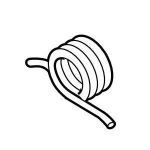 Reed 40321 Guide Spring, For Use With LCRC8 Low Clearance Rotaryâ„¢ Cutter