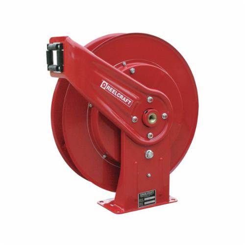 Reelcraft&reg; 7800 OLP 7000 Heavy Duty Low Pressure Hose Reel, 1/2 in ID x 3/4 in OD x 50 ft L Hose, 500 psi Pressure, 19-3/4 in Dia x 3-7/8 in W Reel, Domestic