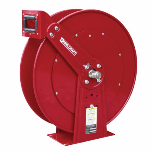 Reelcraft® 7850 OLP 7000 Heavy Duty Low Pressure Hose Reel With Hose, 1/2 in ID x 3/4 in OD x 50 ft L Hose, 300 psi Pressure, 19-3/4 in Dia x 3-7/8 in W Reel, Domestic