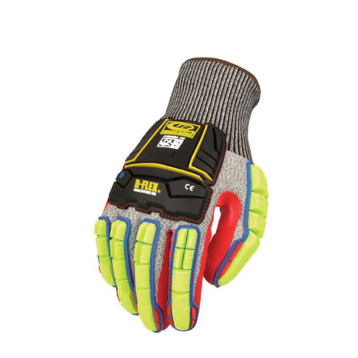 Ringers&reg; 065G-08 Light Duty Impact-Resistant Gloves, 8, HPPE/Nitrile, Knit Wrist Cuff, ANSI Cut-Resistance Level: A4