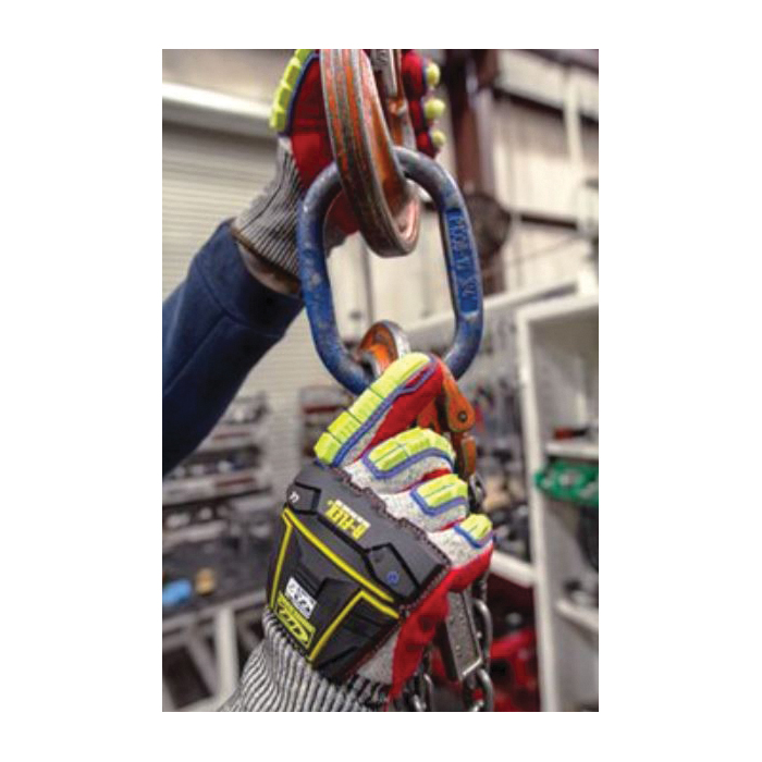 Ringers&reg; 065G-09 Light Duty Impact-Resistant Gloves, 9, HPPE/Nitrile, Knit Wrist Cuff, ANSI Cut-Resistance Level: A4