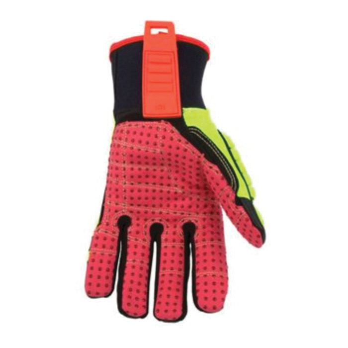 Ringers&reg; 267G-10 R-267 Heavy Duty Impact-Resistant Gloves, 10, Kelvar&reg;/Synthetic Leather, Slip-On Cuff, ANSI Cut-Resistance Level: A2