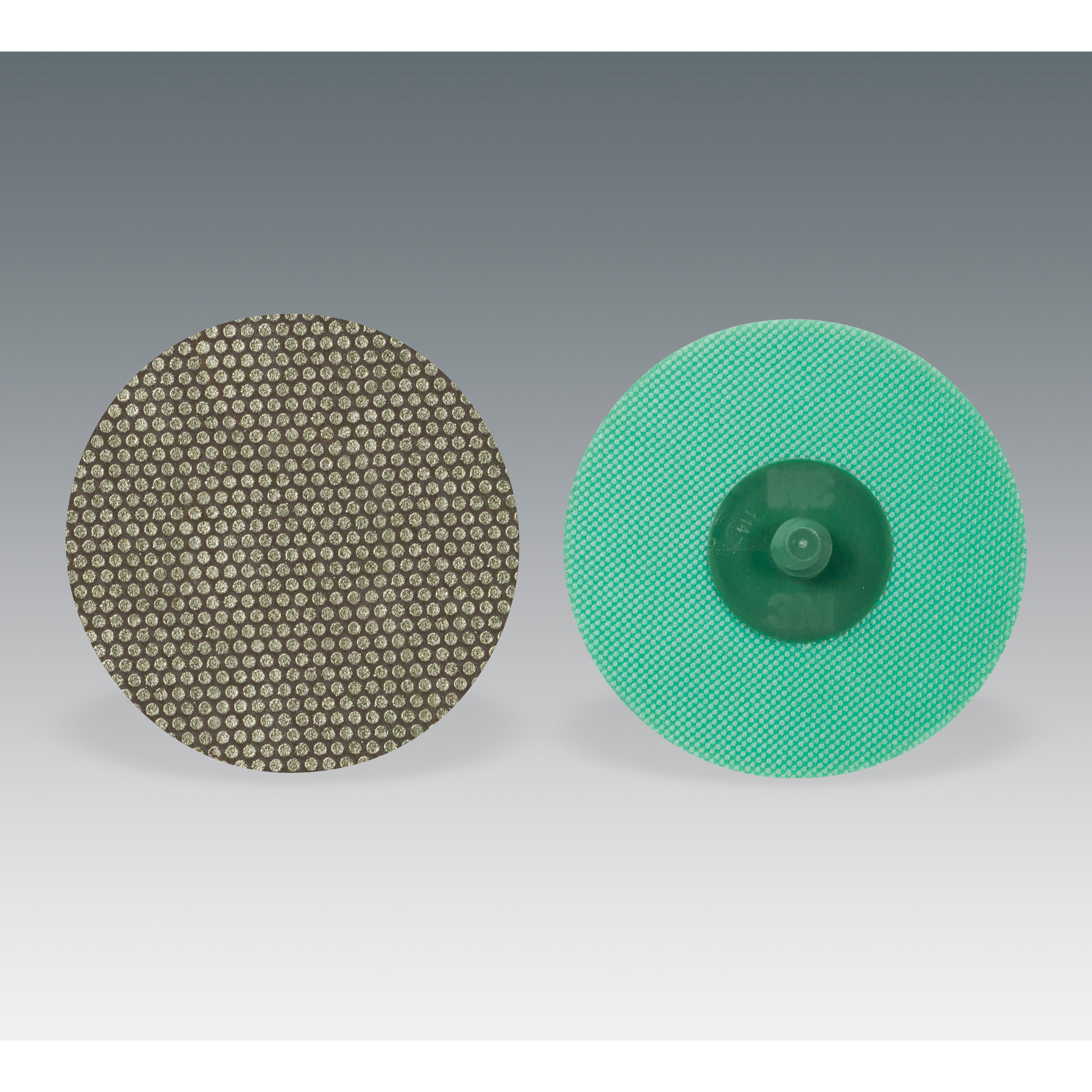 product 3M™ Roloc™ Flexible Diamond Disc 6234J, M20, TR, White, 1 in, Die R100N, 10 ea/Case