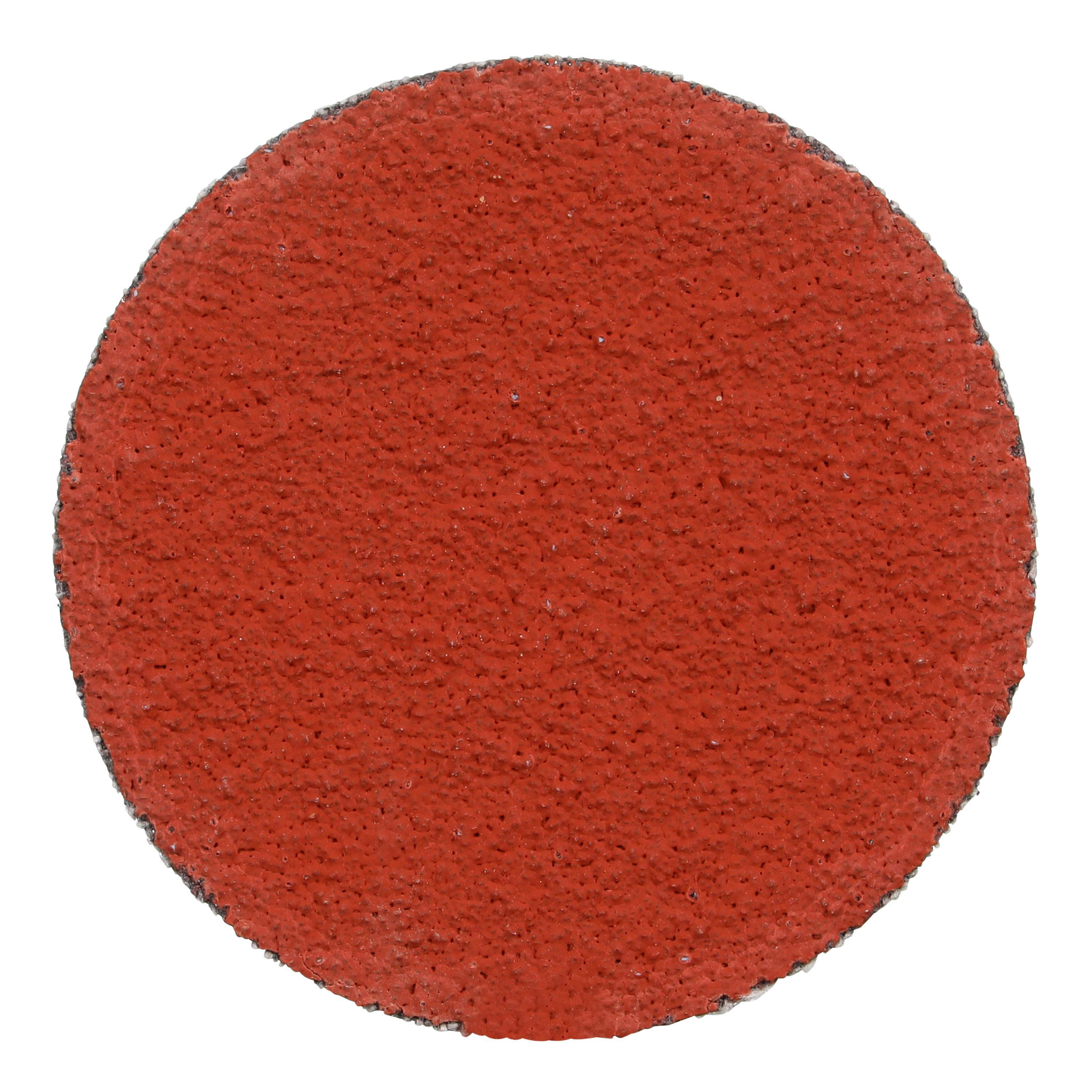 Roloc&trade; 7000045090 361F Disc, 3 in Dia Disc, 24 Grit, Aluminum Oxide Abrasive, TR Attachment
