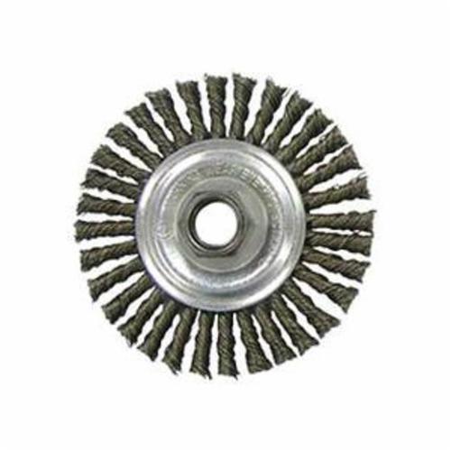 product Osborn 0005105400 Internal Straight Wire Tube Brush, 3/4 in Dia x 3-1/2 in L, 5-1/2 in OAL, 0.006 in Dia Filament/Wire, Carbon Steel Fill