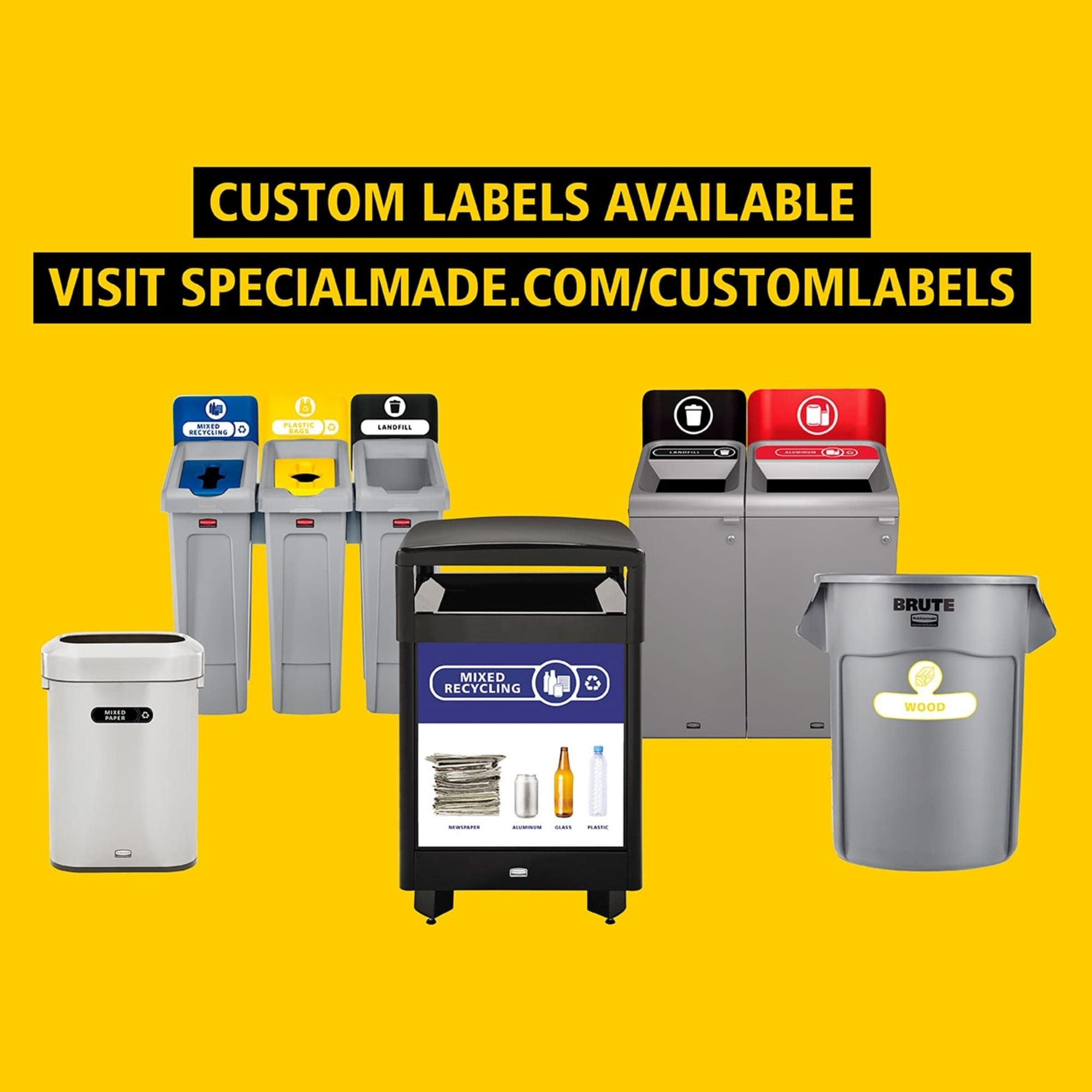 Rubbermaid&reg; FGSO8SSSPL RUB RCPSO8SSSPL