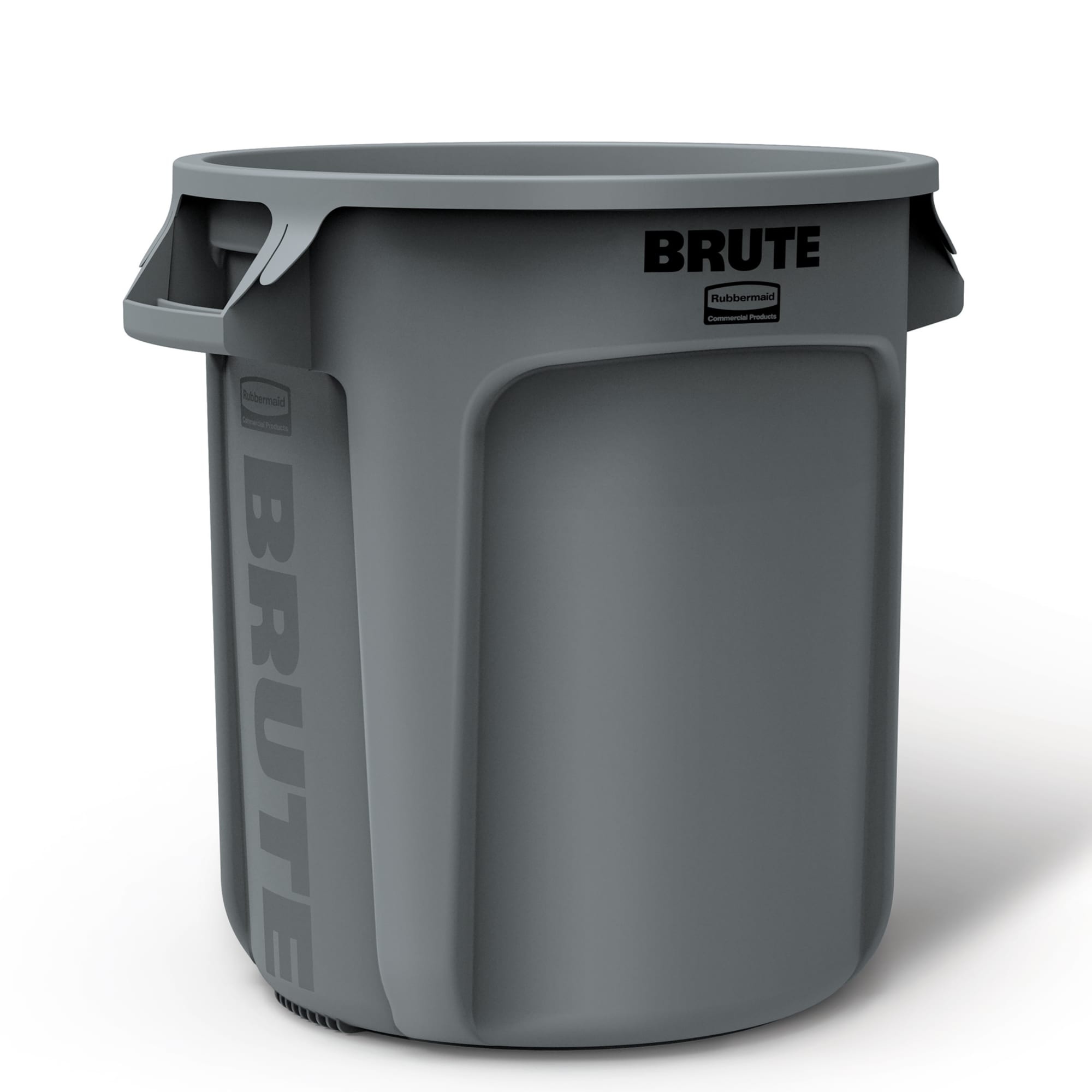 Rubbermaid&reg; BRUTE&reg; FG263200YEL Utility Waste Container, 32 gal Capacity, Round, 22 in Dia, 27.767 in H, Plastic, Yellow