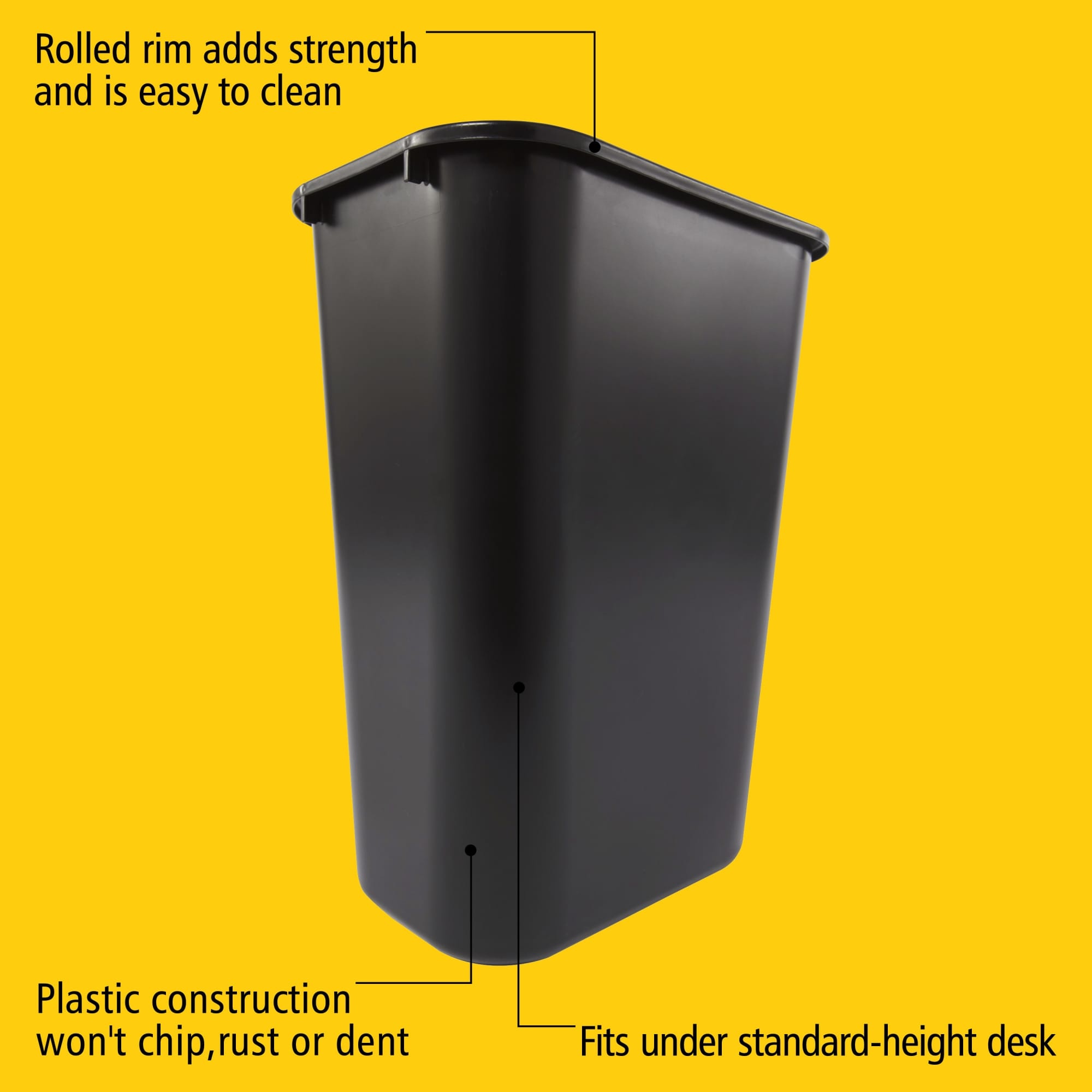 Rubbermaid&reg; FG295700BLA RUB 2957-BLA