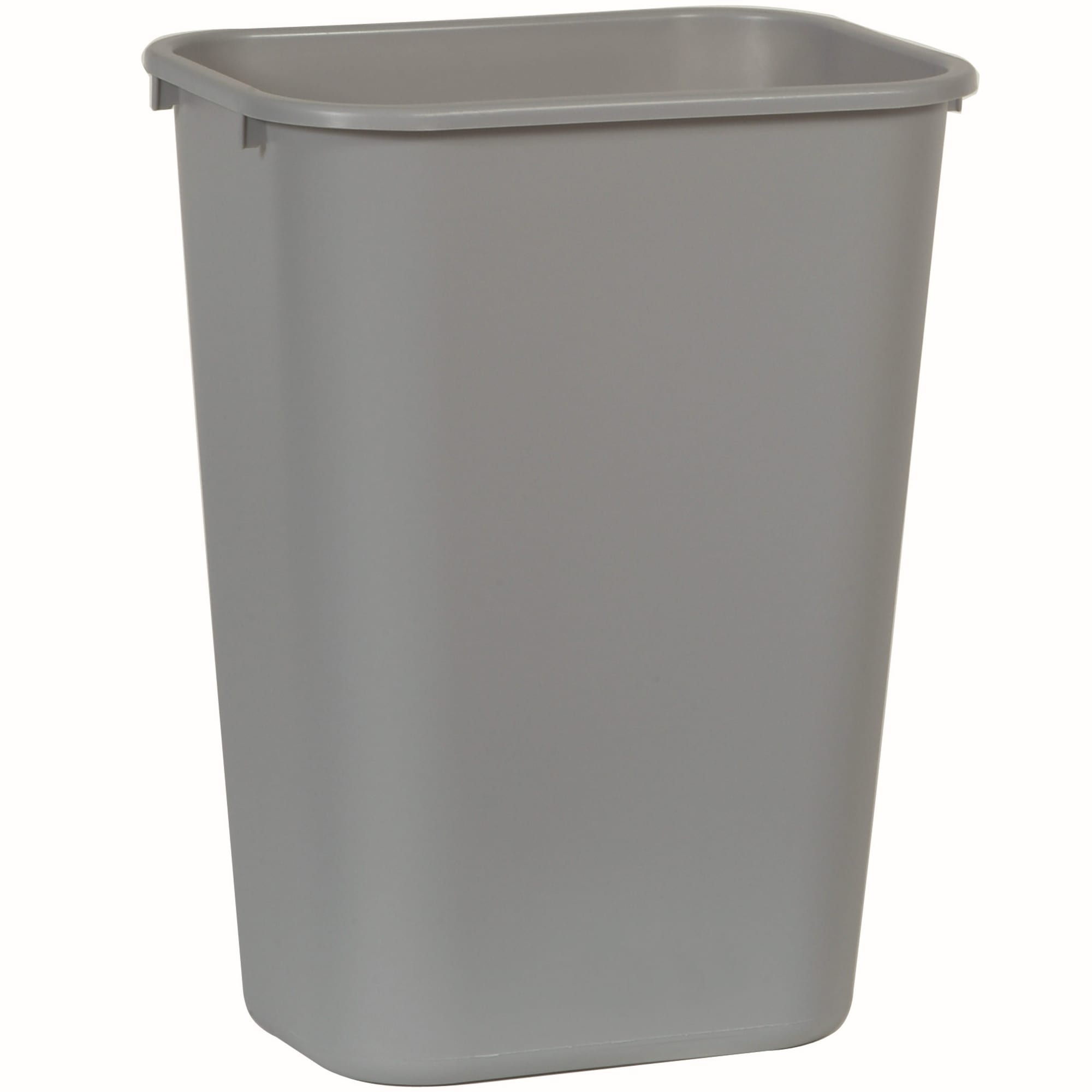 Rubbermaid&reg; FG295500BEIG Small Deskside Wastebasket, 13-5/8 qt, 11.4 in L, LLDPE, Beige