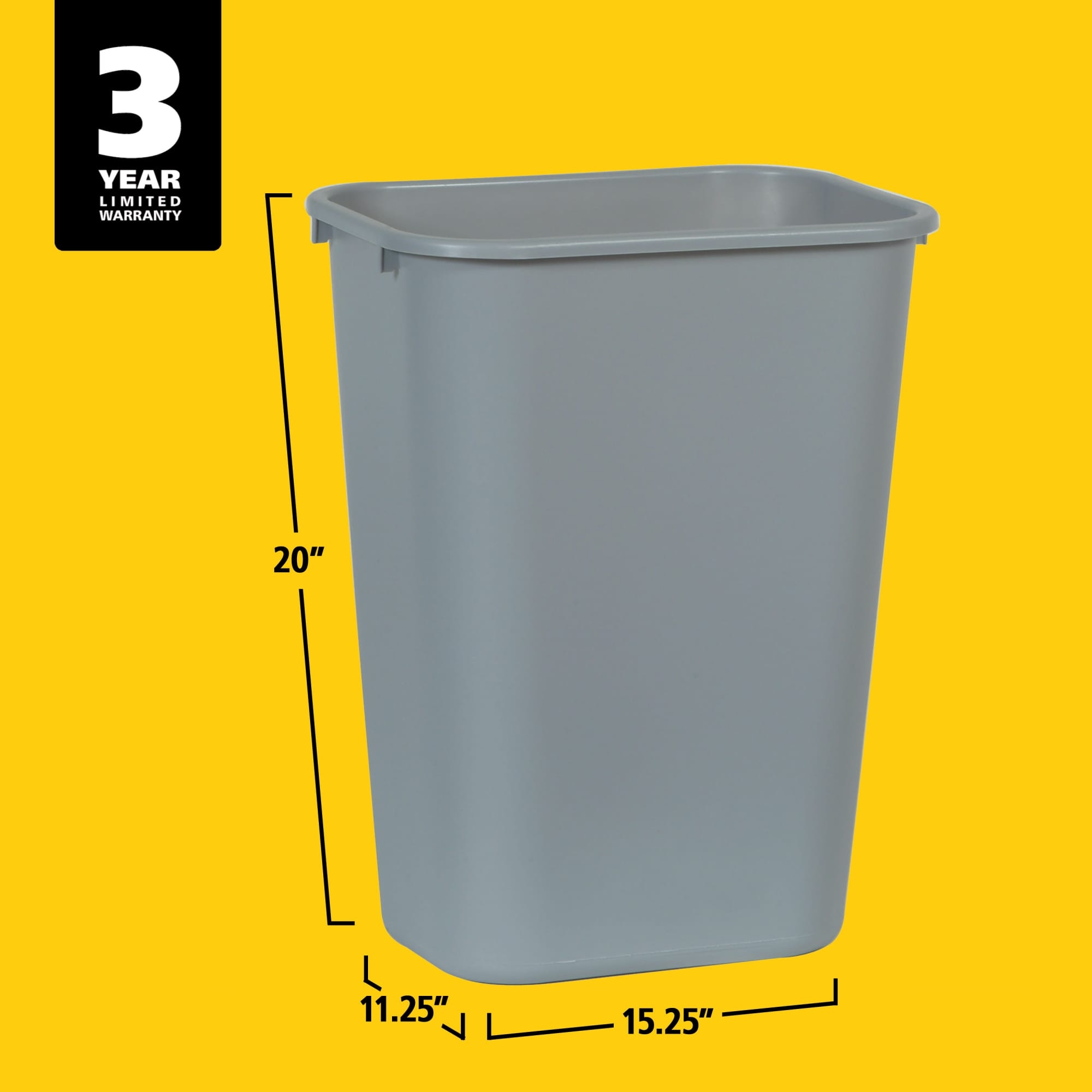 Rubbermaid&reg; FG295700GRAY RUB 2957 GRA