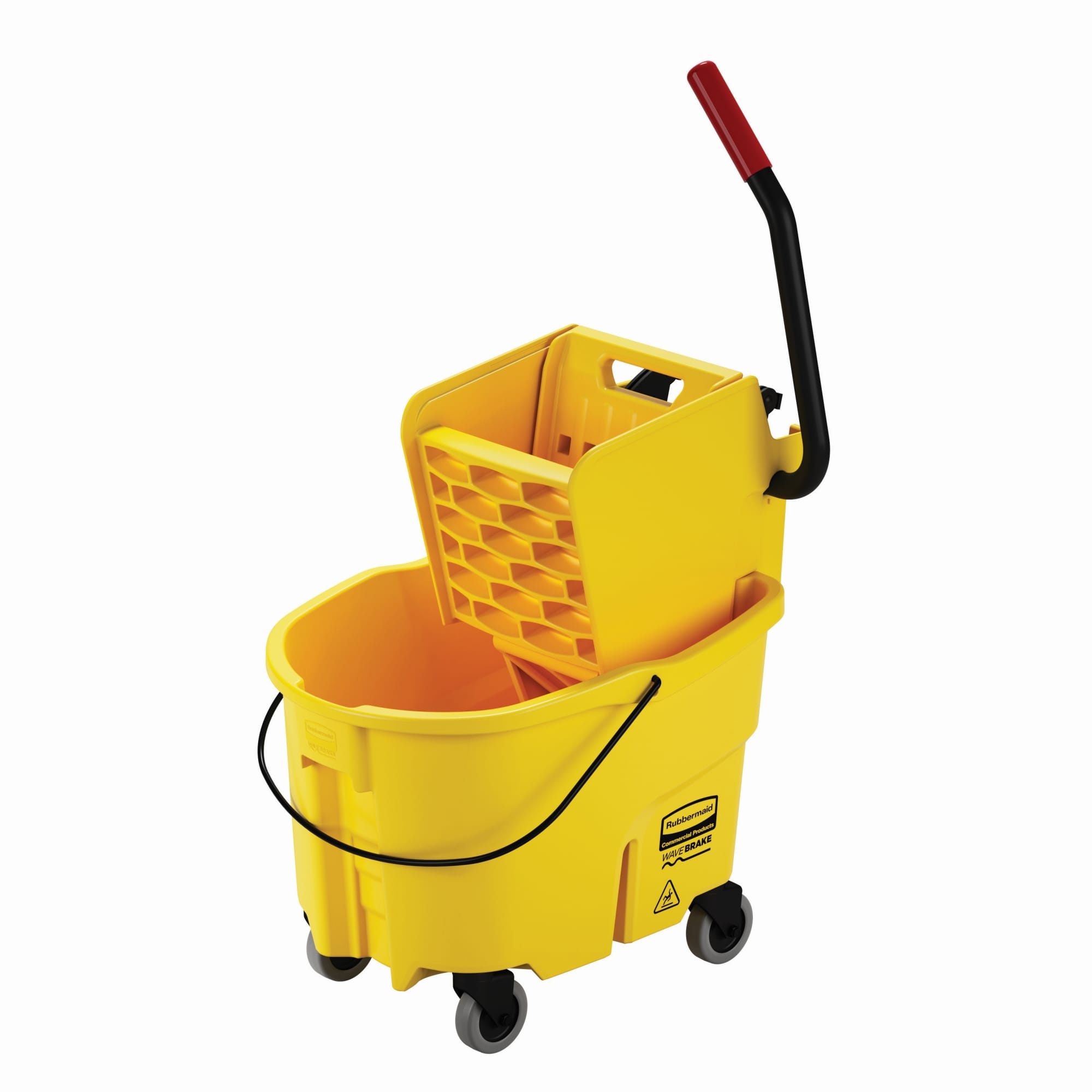 O'Cedar MaxiRough Downpress Mop Bucket & Wringer Yellow