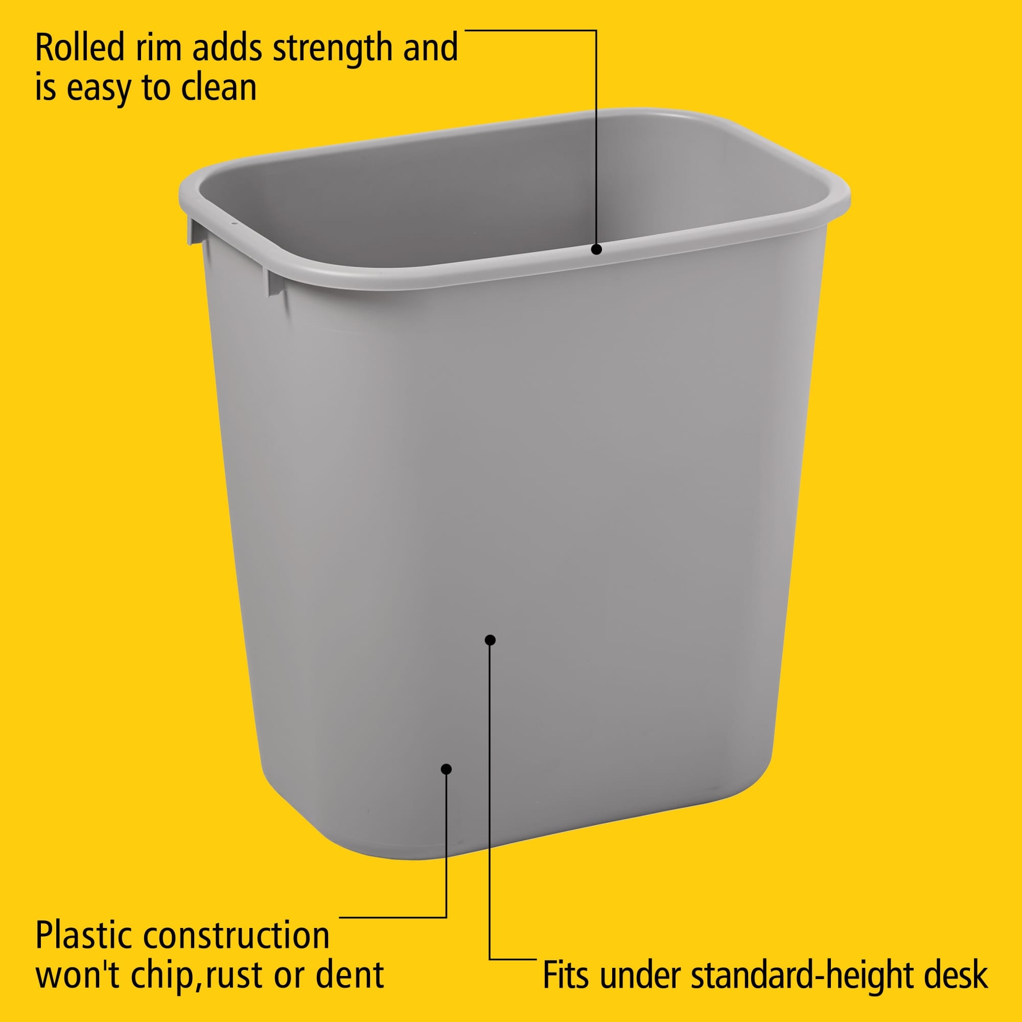 Rubbermaid&reg; FG295600GRAY RUB 2956