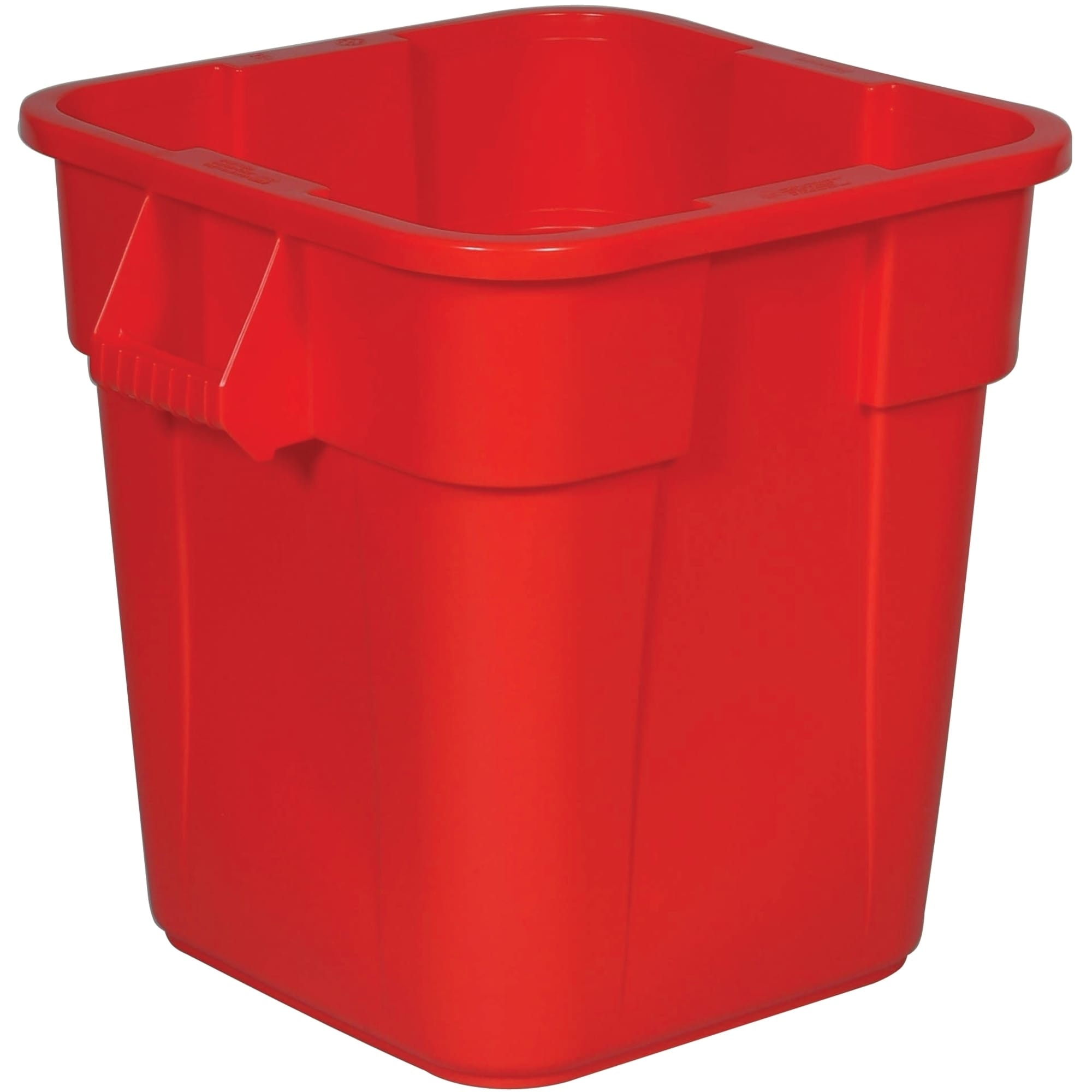 Rubbermaid&reg; BRUTE&reg; FG264360RED Utility Waste Container, 44 gal Capacity, Round, 24 in Dia, 31-1/2 in H, Plastic, Red