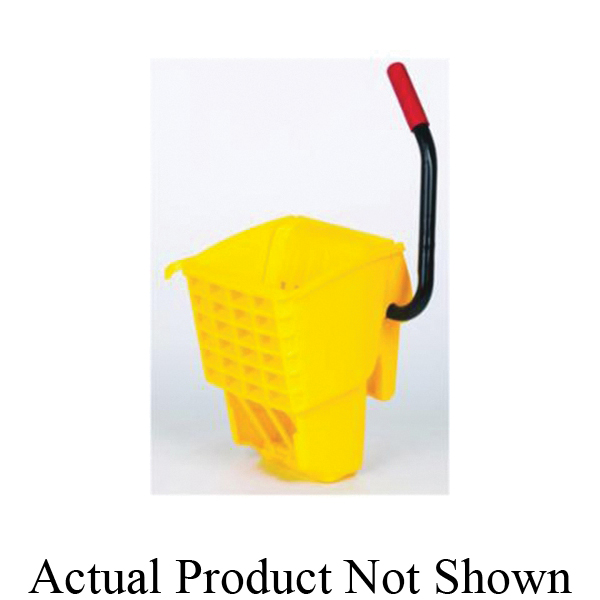 Rubbermaid® FG757588YEL Down Press Mop Wringer, 32 oz, Metal Handle, Polypropylene, Yellow