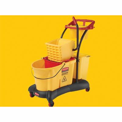 Rubbermaid® FG453588BLA 4535-88 TradeMaster® Contractors Cart, 52-1/2 in L x 38.6 in W x 37.9 in H, 500 lb Load, Black