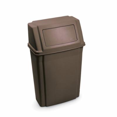 Eagle Manufacturing 1205BEI Round Butt Can With Poly Tube, 5 gal Capacity, 40 in H, Galvanized Steel, Beige