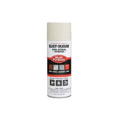 Rust-Oleum&reg; 1696830 1600 System Multi-Purpose Enamel Spray Paint, 12 oz Container, Liquid Form, Antique White, 12 to 15 sq-ft/can Coverage