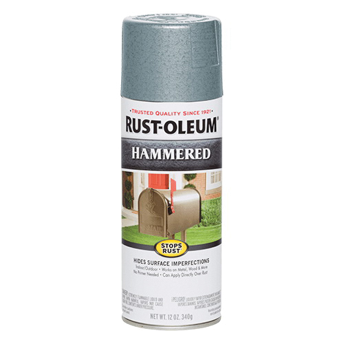 STOPS RUST&reg; 7212830 Hammered Spray, 12 oz Container, Aerosolized Mist Form, 4 to 6 sq-ft Coverage, 15 min Curing